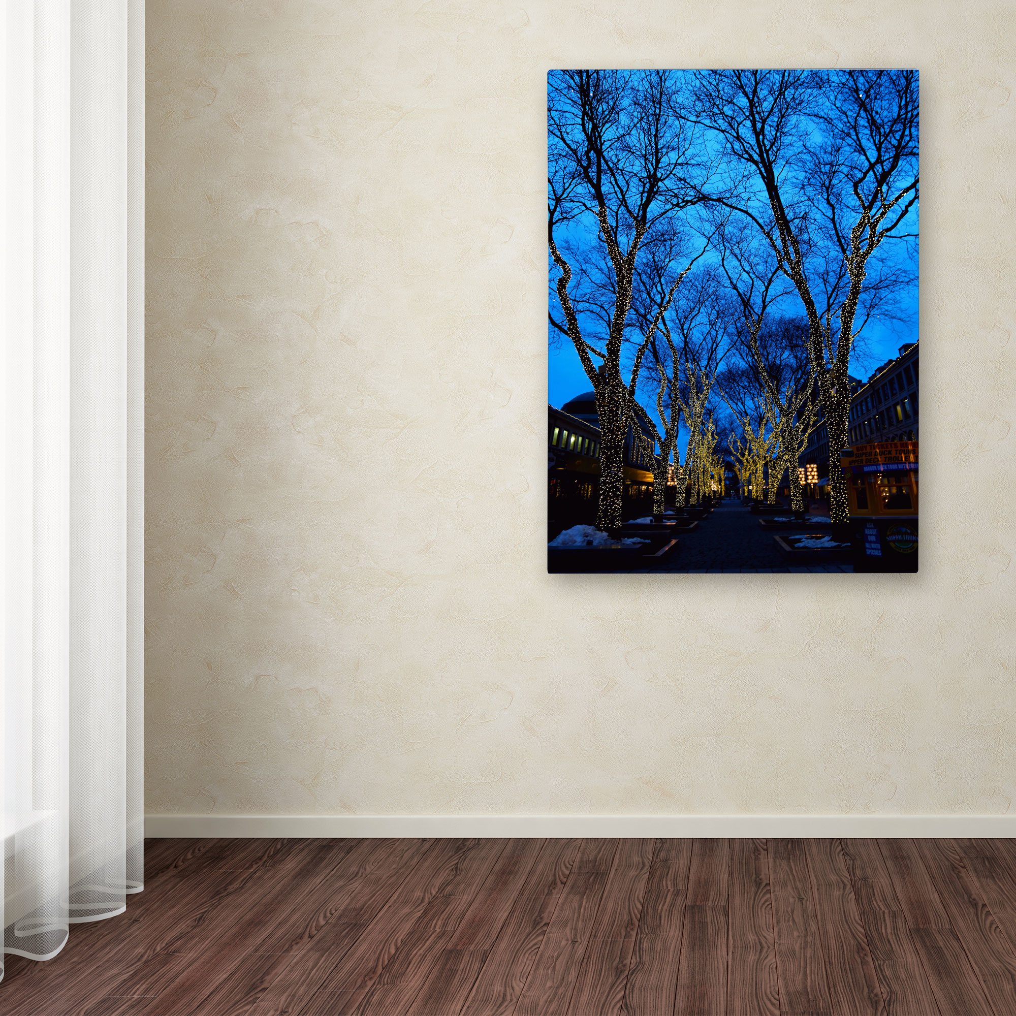 Trademark Fine Art "Boston 2" Canvas Art by CATeyes