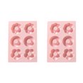 thumbnail image 1 of 2 piezas de molde de silicona para hornear en el hogar, 6 incluso 3 juegos de diferentes formas, molde para rosquillas, molde de silicona para pasteles., 1 of 5