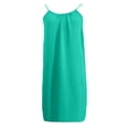 thumbnail image 6 of Glisme Casual Dresses For Women Plus Size Dress Sleeveless Loose Backless Maxi Robe Housecoat Wear Summer Outfit Mint Green Sundress Party Dresses, 6 of 6