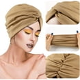 PHOGARY 6 Packs Turbans for Women, Pre Tied Knot Hair Warps Beanie Hat