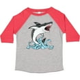 thumbnail image 3 of Inktastic Great White Shark Jumping Boys or Girls Toddler T-Shirt, 3 of 5