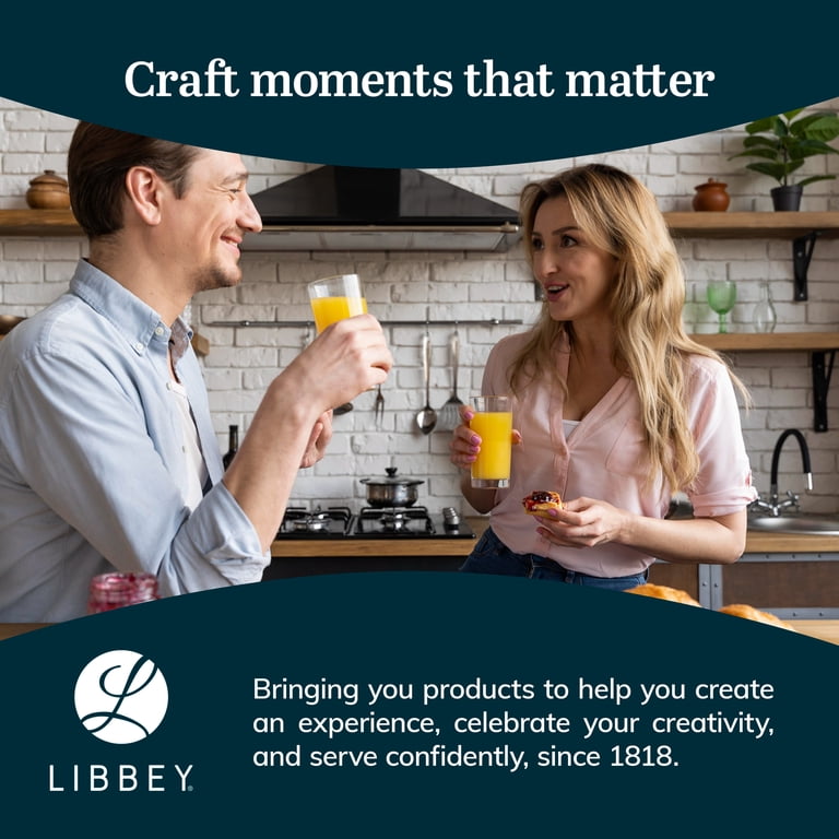 Libbey Province 24-Piece Tumbler and Rocks Glass Set, Elegant Everyday  Drinkware, Dishwasher Safe - Walmart.com