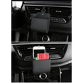 thumbnail image 2 of Suitable for Lotus Leather Multi-model Car Air Outlet Storage Bag Car Air Conditioning Trash Storage Box (Black), 2 of 4