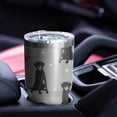 thumbnail image 4 of 30oz Black Labrador Tumblers Stainless Steel Tumbler with Lid and Straw,Vacuum Insulated Double Wall Travel Tumbler Cups Mug with Cleaning Brush for Coffee,Tea, 4 of 7