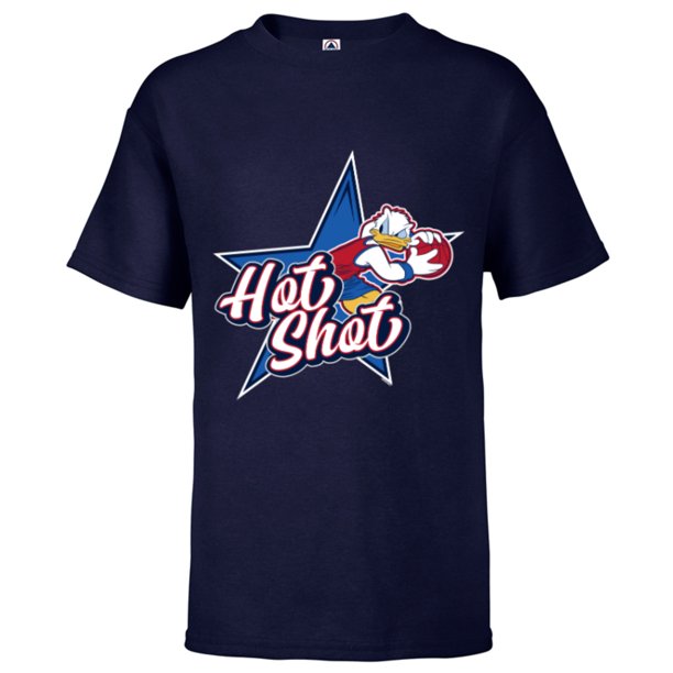 Disney Donald Duck Sports Basketball Star Hot Shot Short Sleeve T