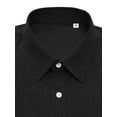 thumbnail image 2 of Youclos Men's Button Down Shirt Linen Short Sleeve with Pocket, 2 of 7