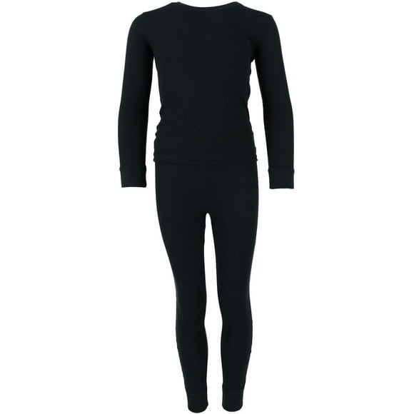 Only Boys Kid's Waffle Thermal Long Underwear 2-Piece Set