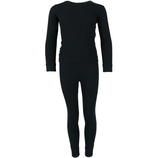 Only Boys Ensemble 2 Pcs de sous-Vêtements Longs Thermiques Gaufrés pour Enfant