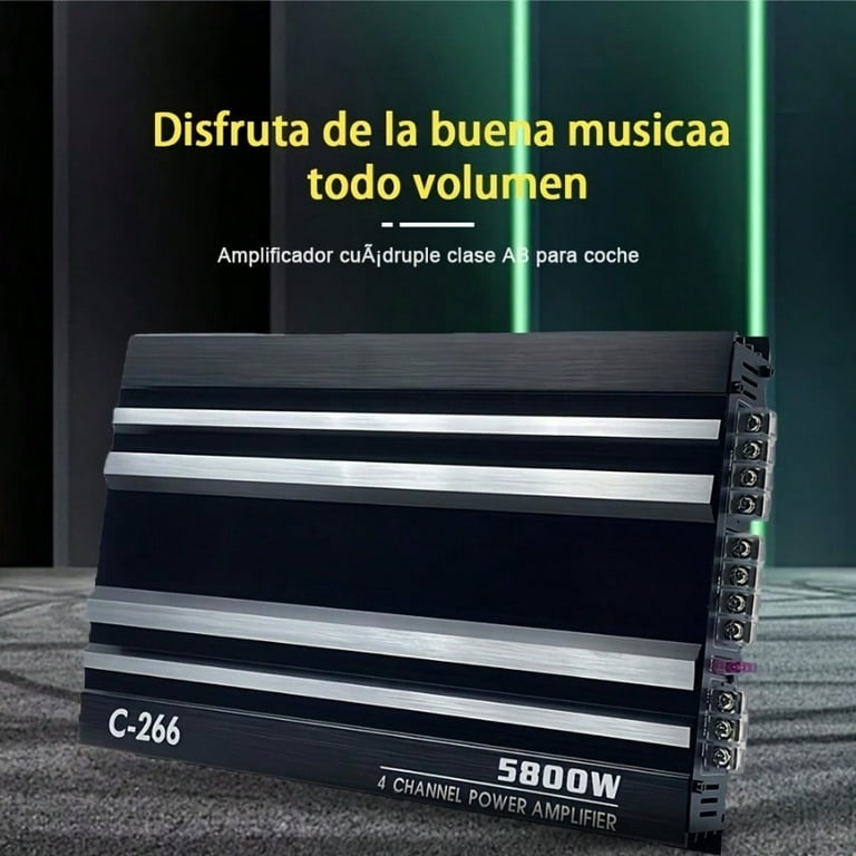 12V Car Amplifier] KUERL 4 Channel AB Class 12V Car Amplifier 