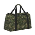 thumbnail image 2 of Balery Green Camouflage Skull Bolsa de Gimnasio para Mujeres, Bolsa de Viaje con Bolsillo Húmedo, Bolsa de Fin de Semana para Mujeres, Bolsa de Viaje Resistente al Agua, 2 of 7