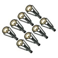 thumbnail image 1 of Unique Bargains Trousse de Réparation d'Embout de Canne à Pêche en Acier Inoxydable 3,0 mm, Guide d'Anneau de Canne de Remplacement, Doré, Lot de 8, 1 of 5