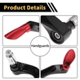 thumbnail image 3 of Protectores de Manos Universales de Aleación de Aluminio CNC de Unique Bargains - Protectores de Manillar de Alta Resistencia para Dirt Bike Motocross ATV Scooter Rojo, 3 of 7