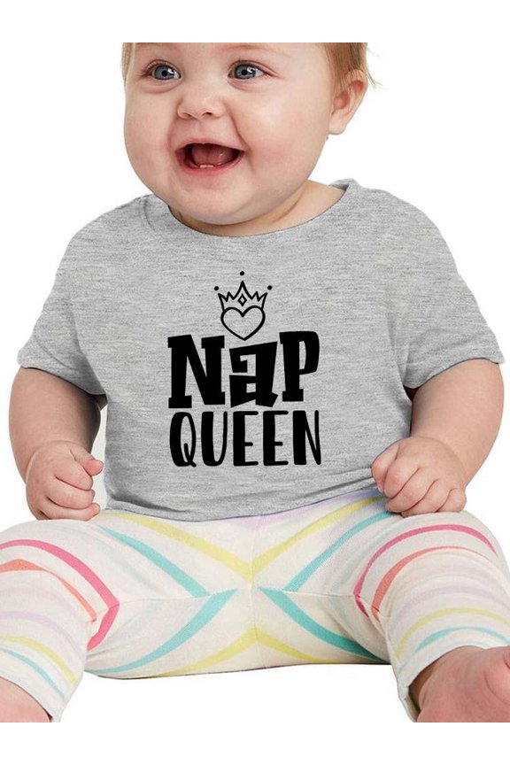 Nap Queen T-Shirt Infant -Smartprints Designs, 18 Months