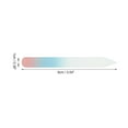 thumbnail image 2 of Unique Bargains Glass Multifunctional Nail File Manicure Tool Small 4 Pcs Orange Pink Blue, 2 of 6