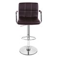 thumbnail image 2 of Bronte Living Leatherette Bar Stool 360 Swivel High Backrest Adjustable Height Base with Hard Floor Protection Plastic - Series Grace - Set of 2, 2 of 8