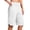 White, variant on ManxiVoo Womens High Waist Wide Leg Yoga Shorts with Pockets for Athletic Outdoor Wear L Size Beige