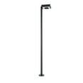 thumbnail image 2 of Contemporary 99 in. 1-Light Square Black Modern Aluminum Waterproof Solar Lamp Post Light with 3-Colors Integrated LED, 2 of 15