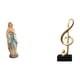 thumbnail image 1 of Estatua de María con notas musicales, figura decorativa de resina, adorno de mesa, centro de mesa., 1 of 8