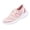 Pink, variant on Willtoo Women's Mary Jane Shoes Hook Loop Casual Sneakers Breathable Mesh Lightweight Walking Shoes Comfortable Platform Non Slip Orthopedic Work Shoes