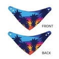thumbnail image 6 of Kll Beach With Palm Trees Dog Bandanas,Triangle Reversible Pet Scarf For Small Medium Large And Extra Large Dogs-Large, 6 of 7