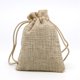 thumbnail image 1 of Bolsas de lino a prueba de polvo con cordones, bolsas de regalo de joyería, bolsas de embalaje, bolsa de almacenamiento reutilizable ligera, Almacenamiento y organización del hogar Color natural 7*9cm Naiovety HA075325-01, 1 of 6