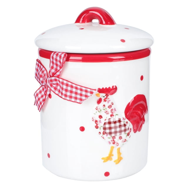 MasteelfCA 1 Ensemble Motif Fleurs Rouges Poulet Relief Tridimensionnel Réservoir Scellé