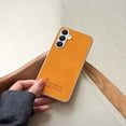 thumbnail image 5 of For Samsung Galaxy A54 5G Phone Case,Compatible With Wireless Charging,Skin-feel Anti-Scratch PU Leather Back Design,Anti-fall Silver Bumper,Ultra Slim Shockproof Durable Phone Case,Pink, 5 of 6