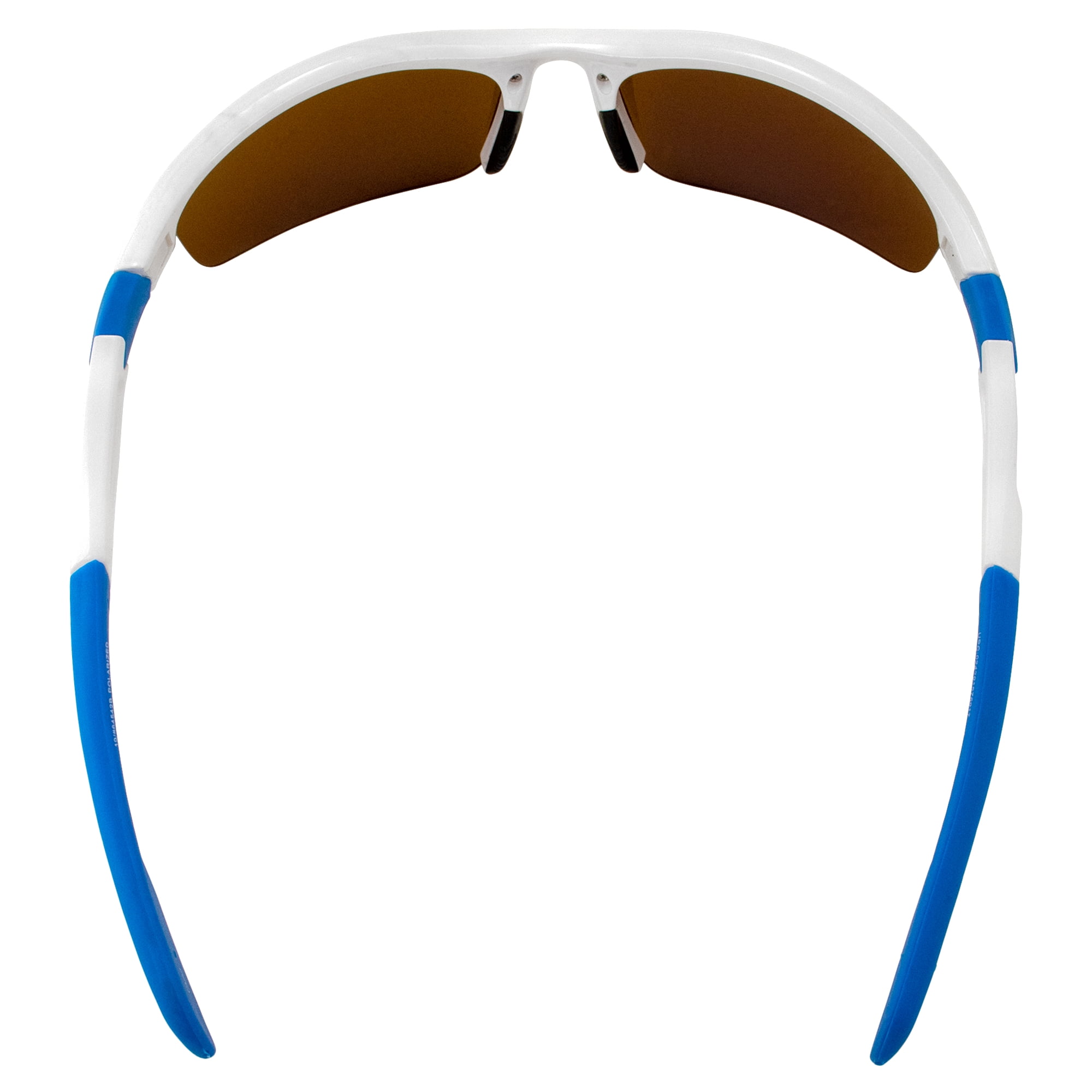 Maxx Switchback Brown Polarized Lenses White Frame Sports Sunglasses