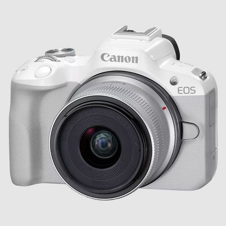 Canon EOS R50 Mirrorless Camera with 18-45mm Lens, Deco Gear Canon EOS R50 Mirrorless Camera with 18-45mm Lens, Deco Gear