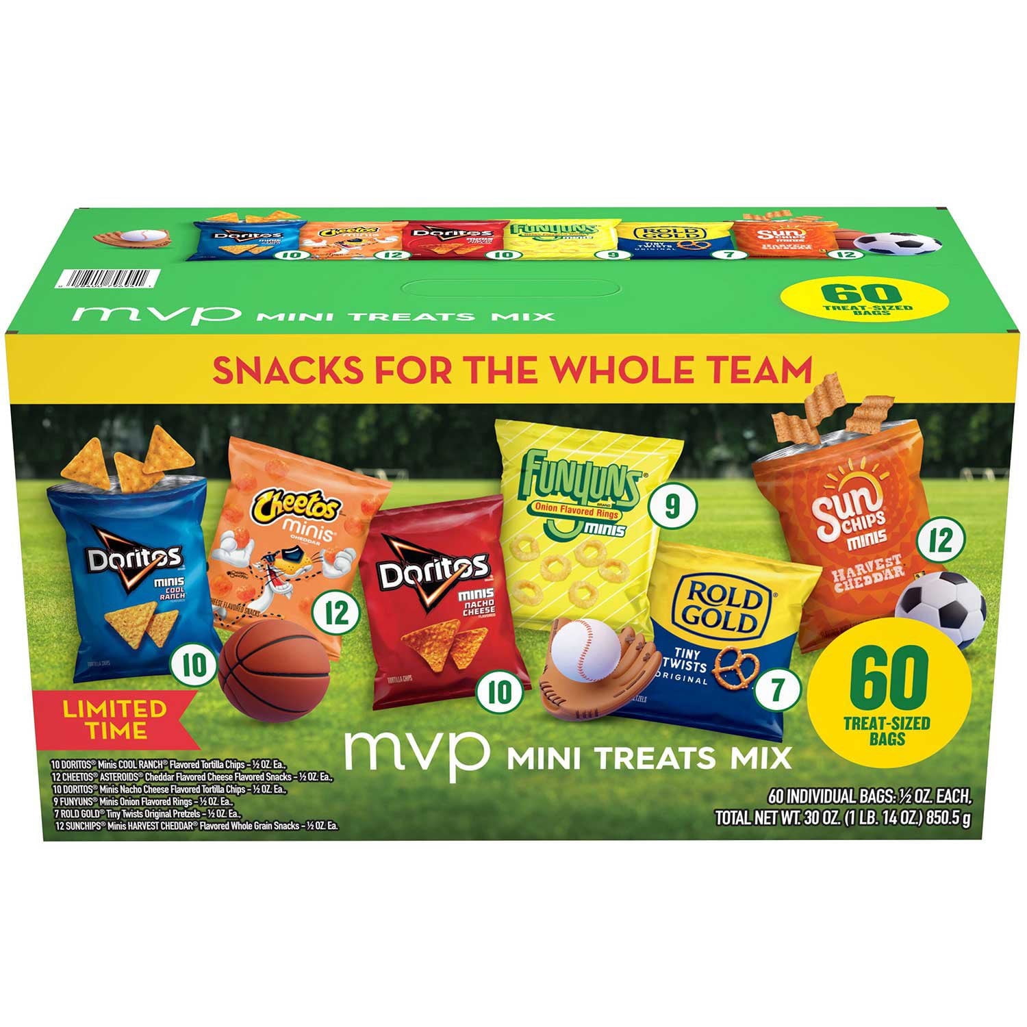 Frito Lay, Fun Flavor Mix Variety Pack, 54-count - Walmart.com