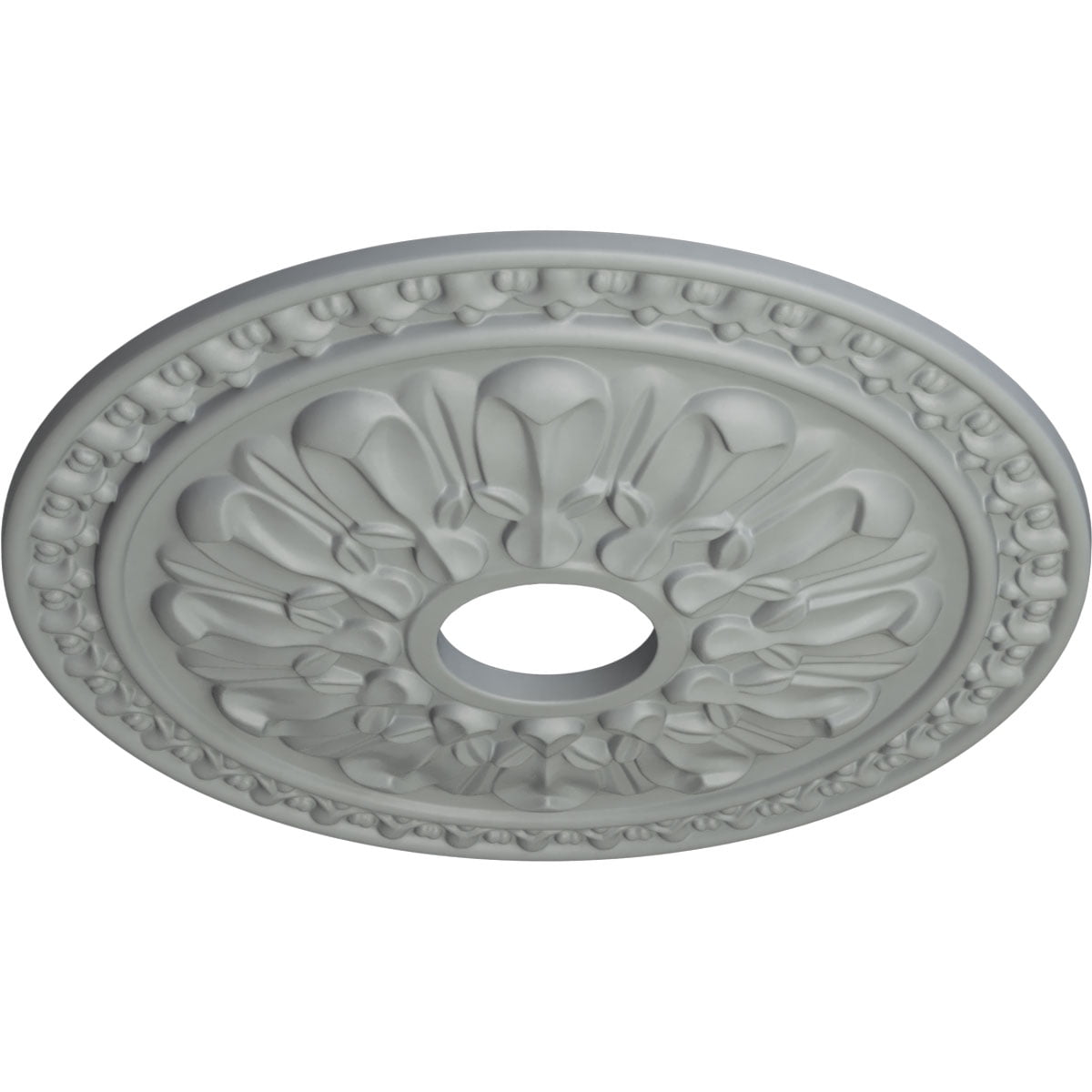 Ekena Millwork 18"OD x 3 1/2"ID x 1 3/8"P Warsaw Ceiling Medallion (Fits Canopies up to 3 1/2")