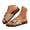 Grey, variant on Women's Flat Slippers for Women Buckles Slip on Walking Slides Comfortable Cork Sole Outdoor Sandals Summer Beach Shoes Grey Size 8