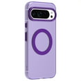 thumbnail image 4 of ELEHOLD Case for Google Pixel 9 Pro XL Magnetic Shockproof Case Slim Matte Transparent Rugged Cover, Skin Friendy Feel, Compatibel with MagSafe, Purple, 4 of 7