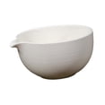 thumbnail image 3 of Cuenco de cerámica para matcha, cuenco de té de porcelana tradicional hecho a mano para ceremonia del té. blanco, 3 of 9