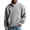 Gray_06121655, variant on Hearthz S-3XL Quarter Zip Pullover Men Waffle Knit Shirts for Men Long Sleeve Casual Loose Athletic Mock Neck Knitted Sweaters Pullover with Pocket