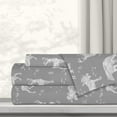 thumbnail image 1 of Safdie & Co. Premium Ultra Soft Bedding Printed Sheet Set 4PC Queen Grey Wildlife, 1 of 1