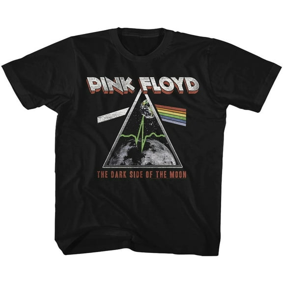 Pink Floyd Moon Black Youth T-Shirt