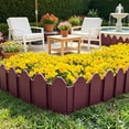 thumbnail image 4 of Plastic Garden Fence Picket Edging for Lawns and Flower Beds Decorative Landscape Border for Gardens Paths and Yard Landscaping, 4 of 6