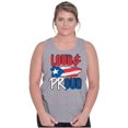 thumbnail image 3 of Puerto Rico Nuyorican Proud Borinquen Tank Top T Shirts Men Women Brisco Brands S, 3 of 5