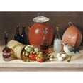 thumbnail image 3 of Arrieta, Jose Agustin 14x11 Black Modern Framed Museum Art Print Titled - Still Life With a Bird and a Pitcher, 3 of 5