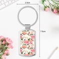 thumbnail image 2 of Coolnut 1 PCS Keychain Keyring, Background with Beautiful Roses Lightweight Metal Keychain Key Ring, Keychain Pendant Party Favor Reward Gifts, 2 of 6