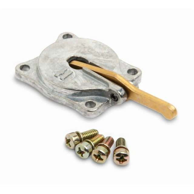 Holley Performance Carburetor Float Bowl Sight Plug 26-13 Solid; Brass; Set of 2; With Rubber Gasket