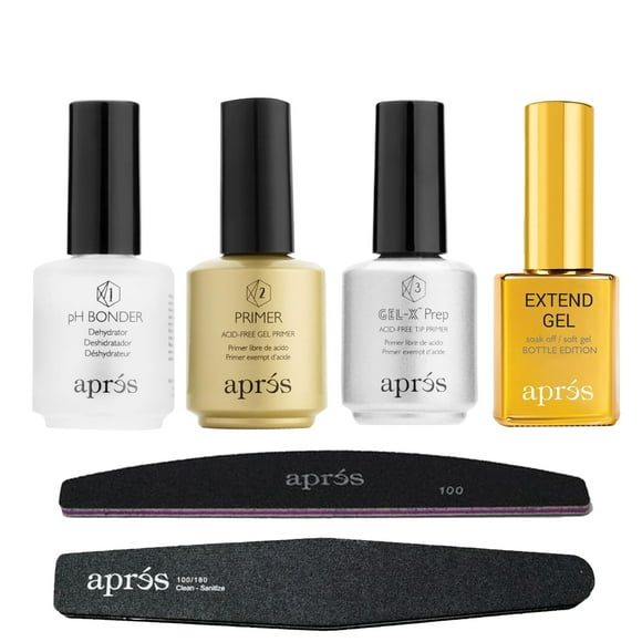Gel Gel-X Liquid Essentials Set APRÉS Extend Gel Bonder de pH