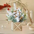 thumbnail image 5 of Uutvmp Simulated Potted Plant, Golden Decoration Christmas Small Box Desktop Decoration, Artificial Pot Plant for Wedding Holiday Indoor Xmas Party Decor, 5 of 7