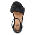 thumbnail image 2 of Wonder Nation Toddler, Little, and Big Girls Bow Heeled Sandals, 2 of 6