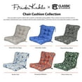 thumbnail image 5 of Frida Kahlo® + Classic Accessories® Patio Cushion Seat/Back, 41.5 Inch, Flores Eternas, Black, 5 of 9