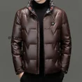 thumbnail image 5 of Ropa de diseñador para hombre, chaqueta impermeable para hombre, cuello alto, chaqueta de plumón ligera para hombre, abrigos de invierno con relleno de plumón de pato para hombre, 5 of 5