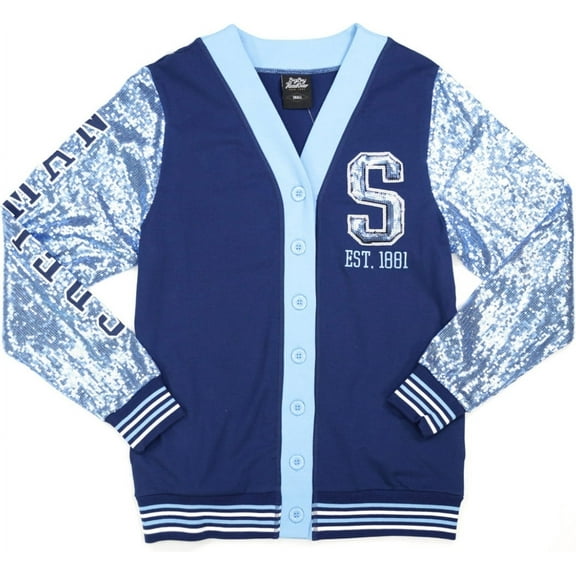 Big Boy Spelman College S9 Womens Cardigan [Navy Blue - 2XL]