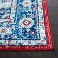 thumbnail image 3 of SAFAVIEH Brentwood Emalee Oriental Runner Rug, Blue/Red, 2' x 9', 3 of 11