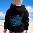 thumbnail image 4 of DGHM un Pull pour Filles Bébé Garçon Chandail à Capuchon Zippé Mode Décontractée Imprimé Manches Longues Noir, 4 of 4